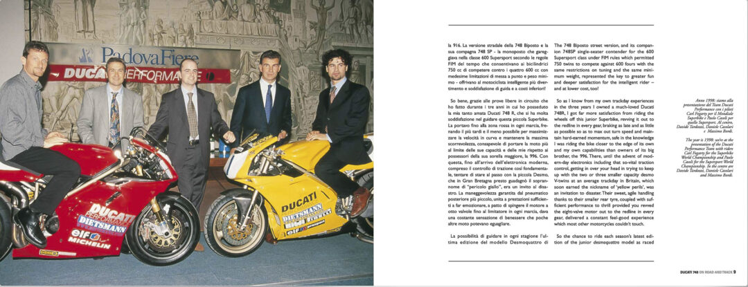 Ducati 748 book review Alan Cathcart